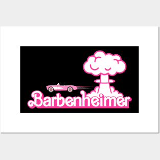 Barbenheimer Barbie Oppenheimer fanmade funny Posters and Art